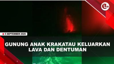 [VIDEO] Gunung Anak Krakatau Erupsi Keluarkan Lava Dan Dentuman | U-NEWS