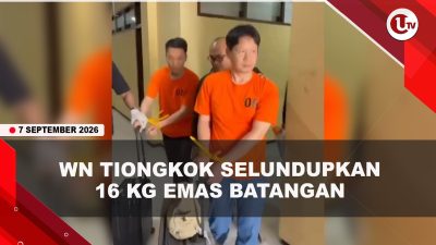 [VIDEO] WN Tiongkok Selundupkan 16 Kg Emas Batangan Dari Manado Menuju Singapura | U-NEWS