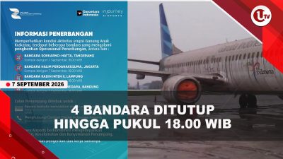 [VIDEO] 4 Bandara Ditutup Hingga Pukul 18.00 Akibat Abu Vulkanik Anak Krakatau | U-NEWS