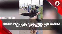 [VIDEO] Dikira Penculik Anak, Pria Dan Wanita Dihajar Warga Hingga Diikat di Pos Kamling | U-NEWS
