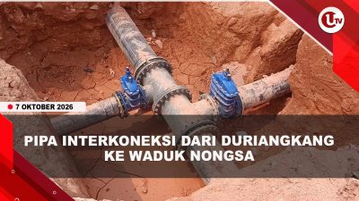 [VIDEO] Waduk Nongsa Menyusut, Pipa Interkoneksi Dari Duriangkang Dipasang | U-NEWS