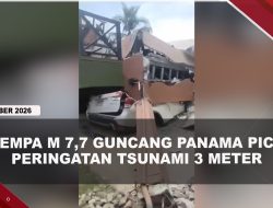 [VIDEO] Gempa Dahsyat Guncang Panama, Gedung Ambruk Hingga Warga Panik Berhamburan | U-NEWS
