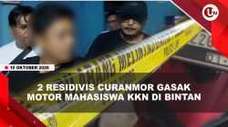 [VIDEO] Baru Bebas, 2 Residivis Kembali Curi Motor Mahasiswa KKN di Bintan | U-NEWS