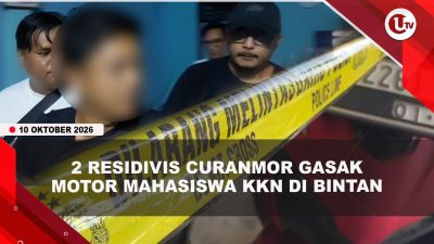 [VIDEO] Baru Bebas, 2 Residivis Kembali Curi Motor Mahasiswa KKN di Bintan | U-NEWS