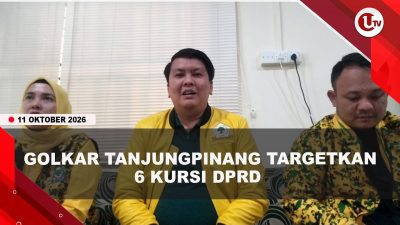 [VIDEO] Golkar Tanjungpinang Targetkan 6 Kursi Dan Posisi Ketua DPRD di Pemilu 2029 | U-NEWS
