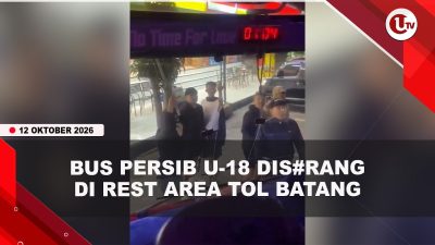 [VIDEO] Bus Rombongan Persib U-18 Diserang, 1 Ofisial Luka Hingga Kaca Bus Pecah | U-NEWS