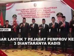 [VIDEO] Gubernur Ansar Lantik 7 Pejabat, dr Yosie Jabat Kadinkes Kepri | U-NEWS