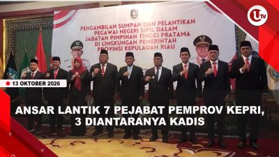 [VIDEO] Gubernur Ansar Lantik 7 Pejabat, dr Yosie Jabat Kadinkes Kepri | U-NEWS