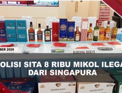[VIDEO] Polresta Barelang Sita 8.664 Mikol Ilegal Bernilai Miliaran Rupiah Dari Singapura | U-NEWS