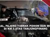 [VIDEO] Diduga Mabuk, Pengemudi Pajero Sport Tabrak Pohon Dan Mobil di Tanjungpinang | U-NEWS