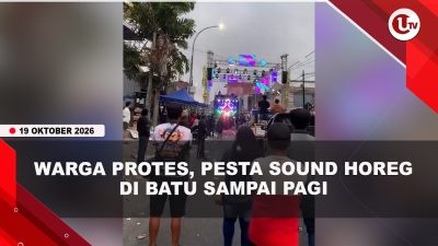 [VIDEO] Sound Horeg di Kota Batu Digelar Sampai Pagi, Warga Protes Penutupan Jalan | U-NEWS