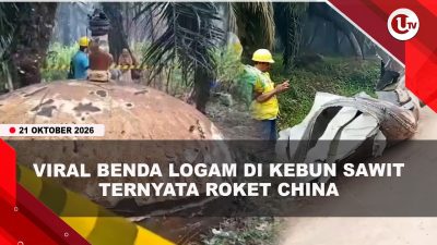 [VIDEO] Benda Logam Menyerupai Kubah di Kebun Sawit Ternyata Serpihan Roket China | U-NEWS