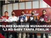 [VIDEO] Polres Karimun Musnahkan 1,3 Kg Sabu Senilai Rp700 Juta | U-NEWS