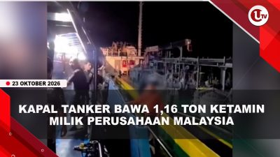 [VIDEO] Kapal Tanker Perusahaan Malaysia Bawa 1,16 Ton Ketamin Senilai Rp3,48 Triliun | U-NEWS