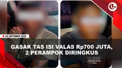[VIDEO] Perampok Toko Emas di Jember Ditangkap, Gasak Rp700 Juta Hingga B#cok Korban | U-NEWS