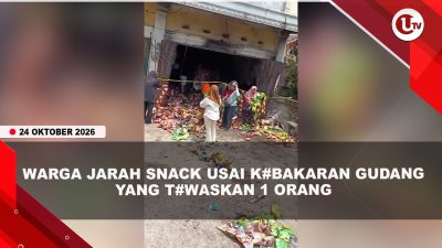 [VIDEO] Jarah Snack Usai Kebakaran Gudang di Bengkulu, Belasan Warga Diamankan Polisi | U-NEWS