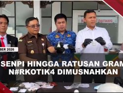 [VIDEO] Senpi Milik Penyelundup Hingga Ratusan Gram N#rkotika Dimusnahkan | U-NEWS