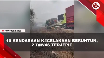 [VIDEO] Diduga Akibat Kabut Asap,10 Kendaraan K#celakaan Beruntun di Lampung | U-NEWS