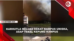 [VIDEO] Karhutla Meluas di Dekat Kampus Uniska Barito Kuala | U-NEWS