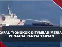 [VIDEO] Kapal Nelayan Tiongkok Dit#mbaki Meriam Air Oleh Penjaga Pantai Taiwan | U-NEWS