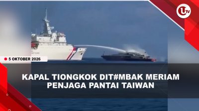 [VIDEO] Kapal Nelayan Tiongkok Dit#mbaki Meriam Air Oleh Penjaga Pantai Taiwan | U-NEWS